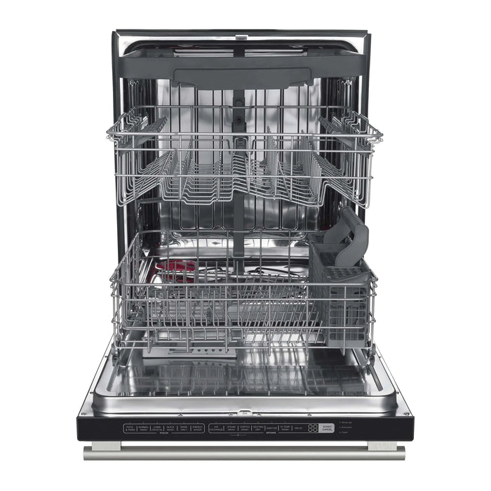 Forno Espresso 24" Built-In Dishwasher, White, Antique Brass, FDWBI8067-24WHT09K