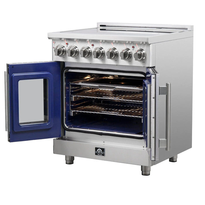 FORNO Massimo 30" French Door Electric Range FFSEL6955-3009K