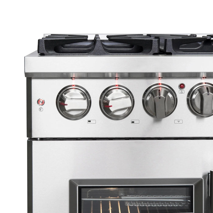 FORNO Massimo 36" French Door Dual Fuel Range FFSGS6325-3609K