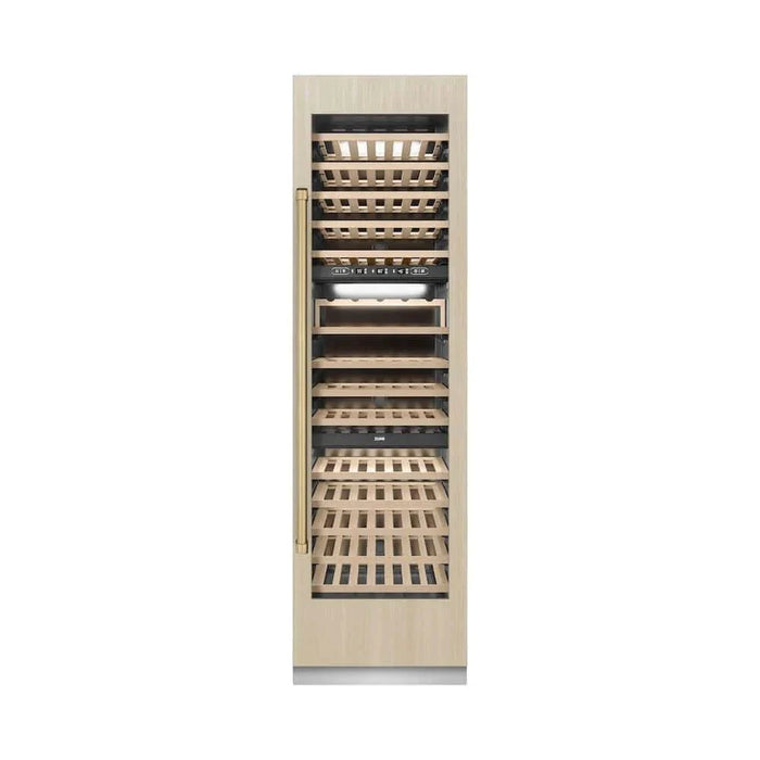 ZLINE 24" Triple Zone 100 Bottle Panel Ready Column Wine Cooler Champagne Bronze RBCWVZ-24-CB09K