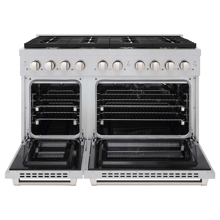 ZLINE 48"Gas Range, Convection Gas Oven , DuraSnow® Stainless Steel, SGRS-4809K