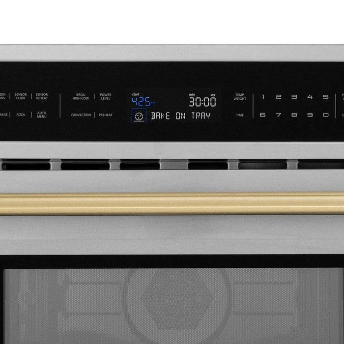 ZLINE 30” Convection Microwave, Stainless Steel, Bronze MWOZ-30-CB09K