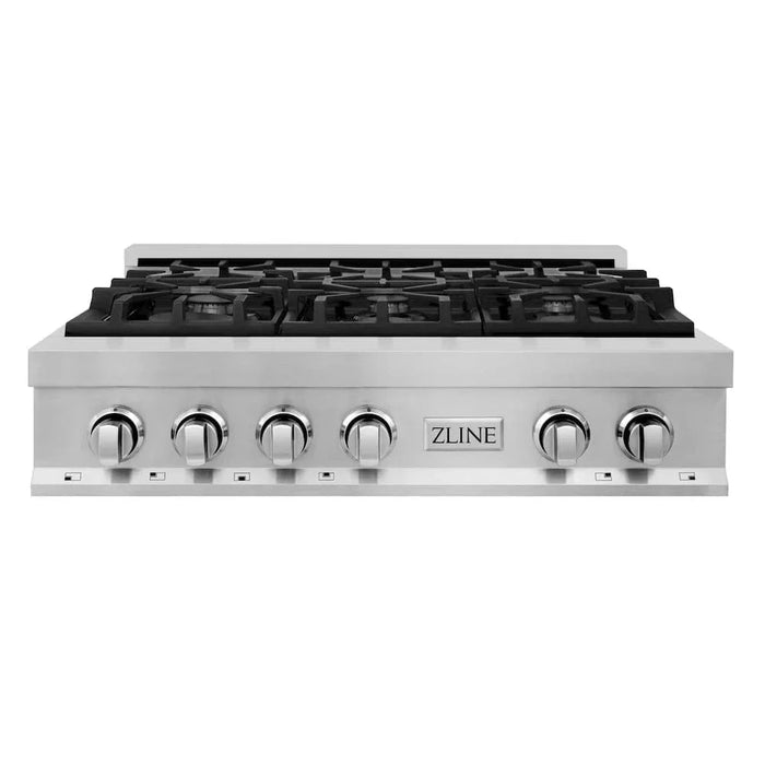 ZLINE 36 inch Rangetop with 6 Gas Burners, Griddle RT-GR-3609K