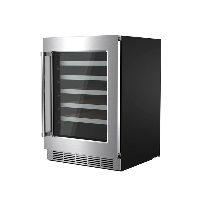 THOR Kitchen 24" Wine Cooler 46 Bottle Single Zone TWC24US09K