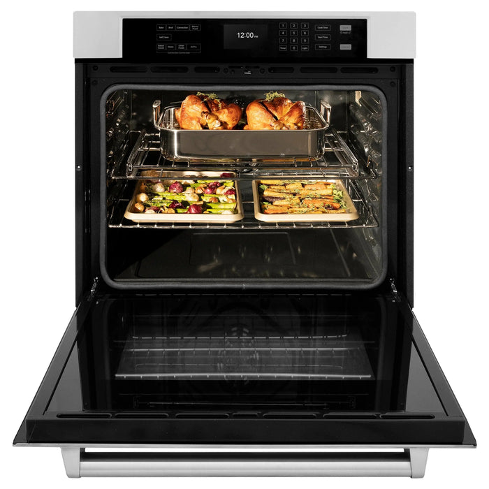 ZLINE 30 "Professional True Convection Single Wall Oven, Air Fry, Self Clean, Stainless Steel WAS-3009K