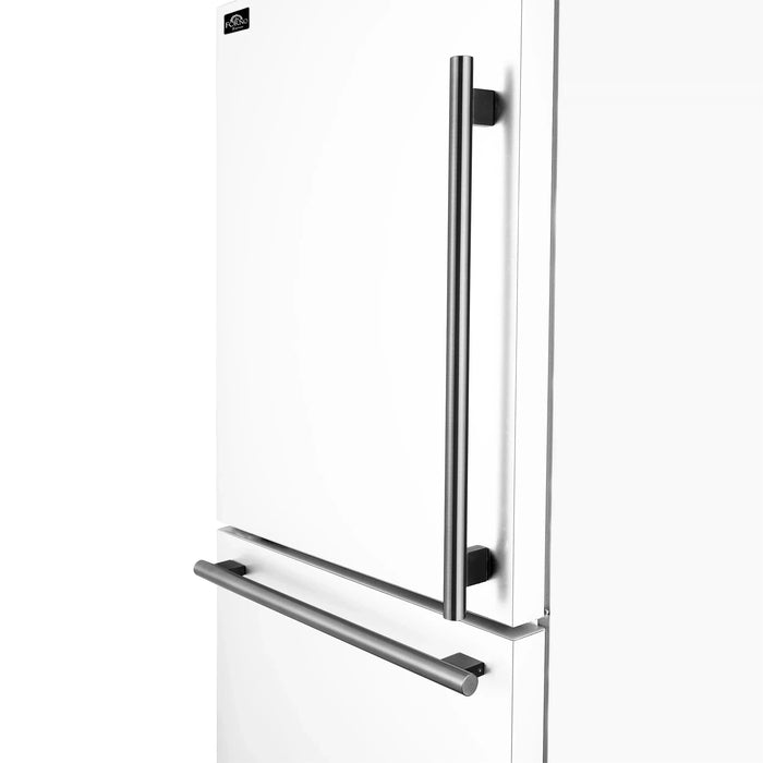 FORNO Espresso Milano 62" Side-By-Side Refrigerator FFFFD1787-60WHT09K