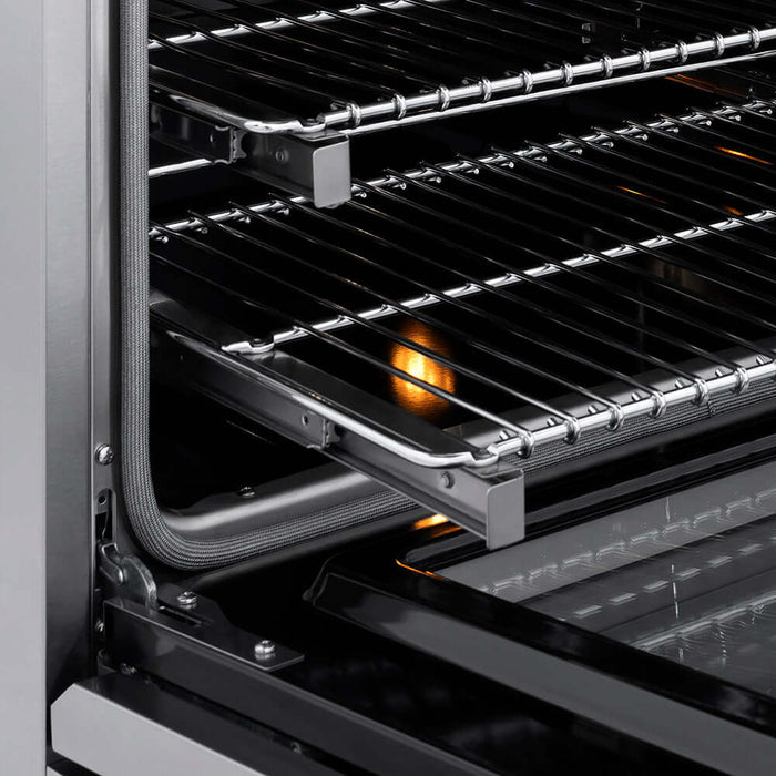 ZLINE 30" Paramount Induction Range, Cooktop, Electric Convection Oven, Satin Stainless Steel SINRS-3009K