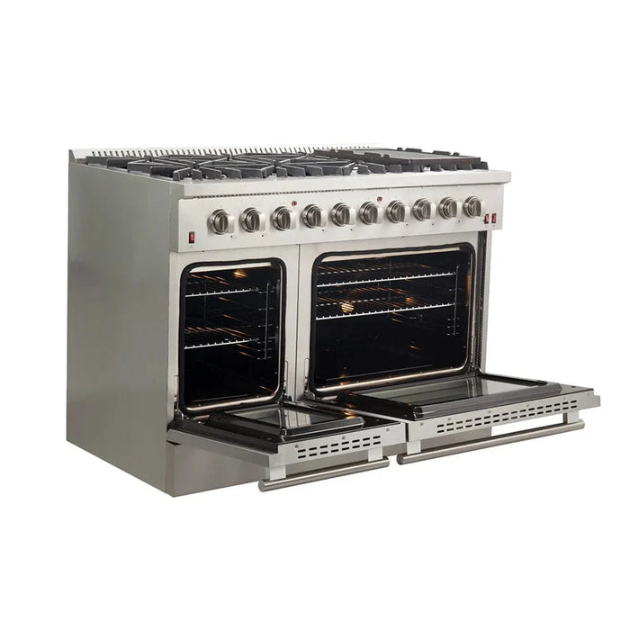 FORNO Appliance Package - 48" Gas Range and 60" Refrigerator FBDL-005-01CAUS09K