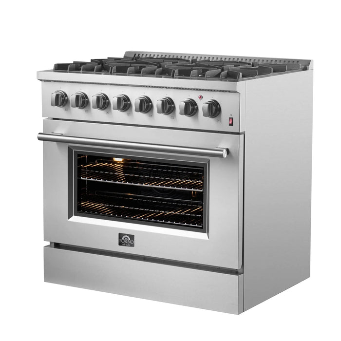 FORNO Marco 36" Dual Fuel Range FFSGS6197-3609K
