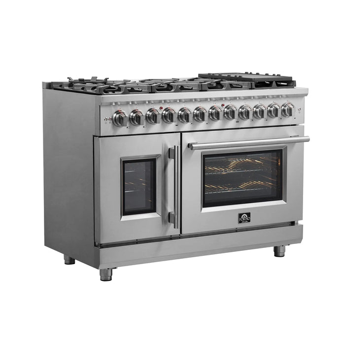 FORNO Massimo 48″ French Door Dual Fuel Range FFSGS6325-4809K