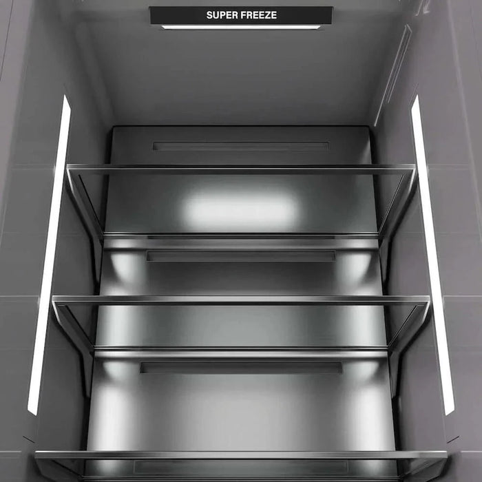 ZLINE 24" Panel Ready Column Freezer, Graphite Gray Interior RBCFV-2409K