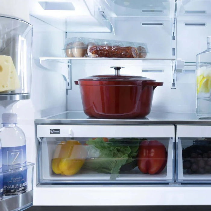 ZLINE 36" Autograph French Door Refrigerator, Ice & Water, Stainless Steel RFMZ-W-36-FCB09K
