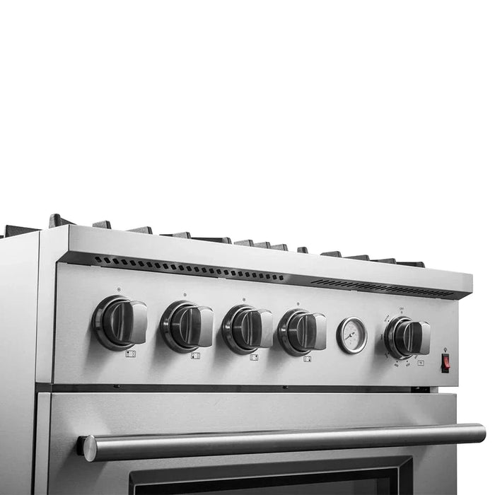 FORNO Marco 30" Gas on Gas Range FFSGS6277-3009K