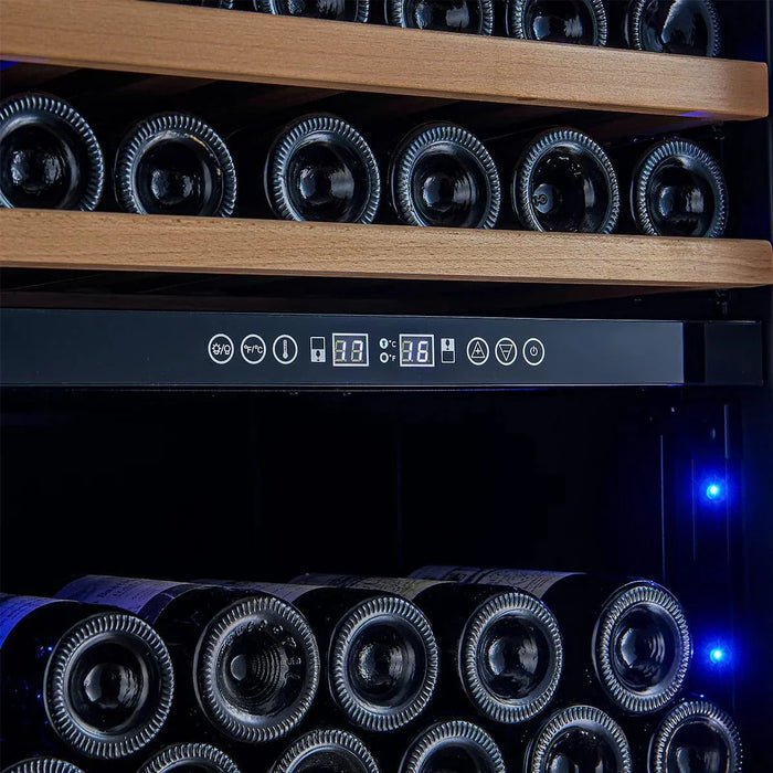 FORNO Cesinali 24" Dual Zone 94 Bottle Wine Cooler FWCDR6603-24S09K