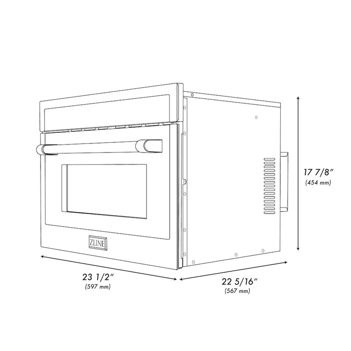 ZLINE 30" Oven ASW30 & Microwave MWO24 Bundle09K