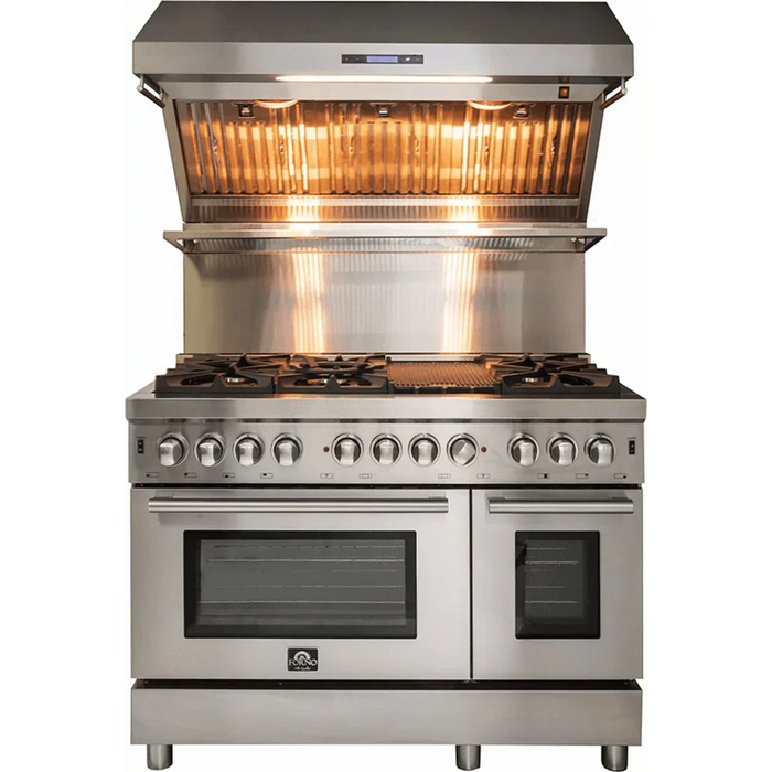 Forno Savona - 48" Wall Mount Range Hood & Back Splash FRHWM5029-4809K