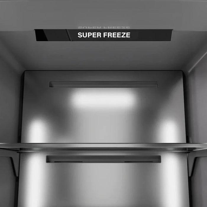 ZLINE 18" Right Hinge Column Freezer White Matte Stainless Steel, Graphite Gray Interior RCFVR-WM-1809K