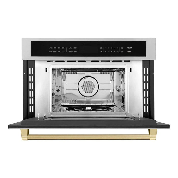 ZLINE 30” Convection Microwave, Stainless Steel, Bronze MWOZ-30-CB09K