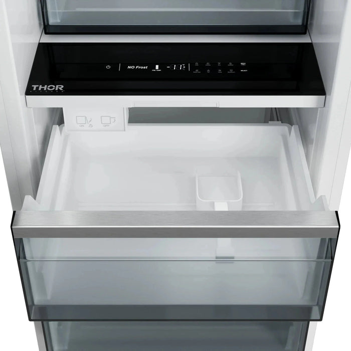 THOR Kitchen X-Series 24" Panel Ready Built-In Freezer XRF24CFZ09K