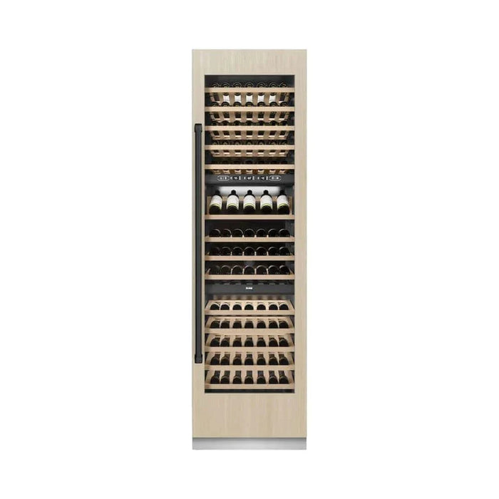 ZLINE 24" Triple Zone 100 Bottle Panel Ready Column Wine Cooler Matte Black RBCWVZ-24-MB09K