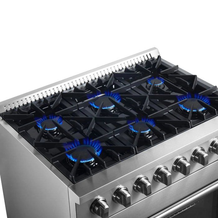 FORNO Marco 36" Dual Fuel Range FFSGS6197-3609K
