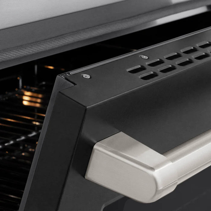 ZLINE Paramount Induction Range, Cooktop, Electric Convection Oven SINR-BLM09K
