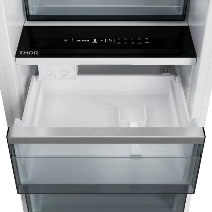 THOR Kitchen X-Series 24" Panel Ready Built-In Freezer XRF24CFZ-SS09K