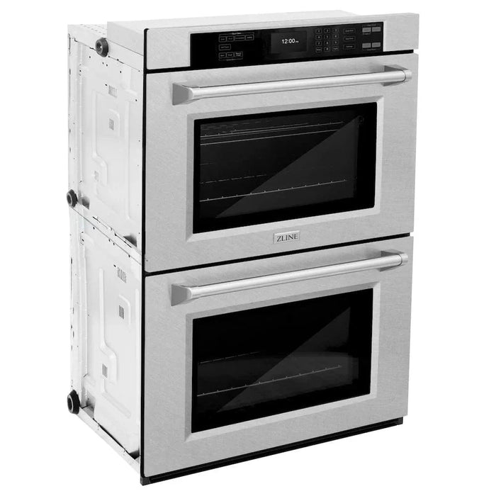 ZLINE 30"Professional True Convection Double Wall Oven, Air Fry, Self Clean, DuraSnow® Stainless Steel WADS-3009K