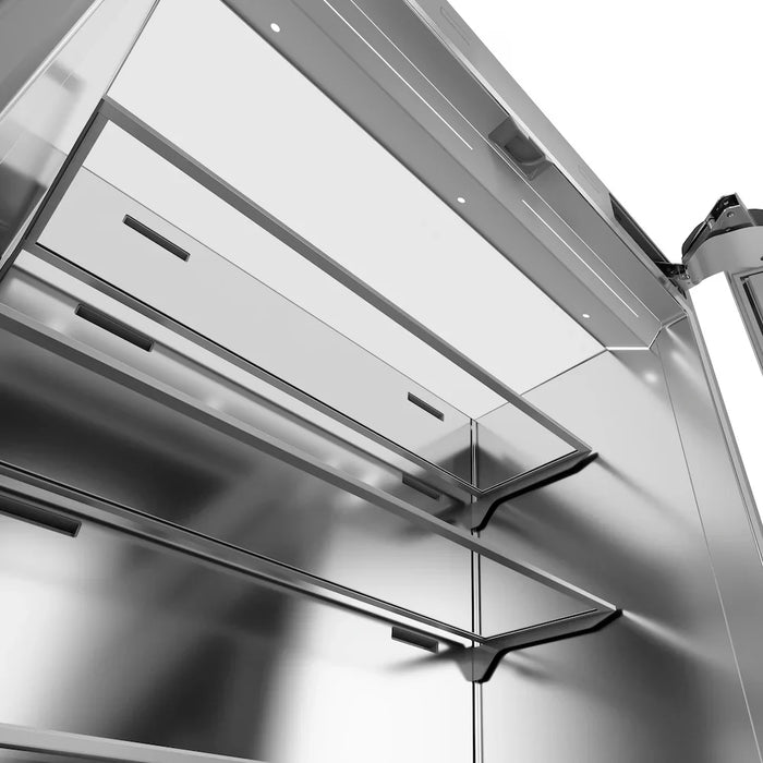 ZLINE 36" French Door Built-In Bottom Freezer Refrigerator, Water Dispenser, Ice Maker, Stainless Steel SRBIV-304-3609K