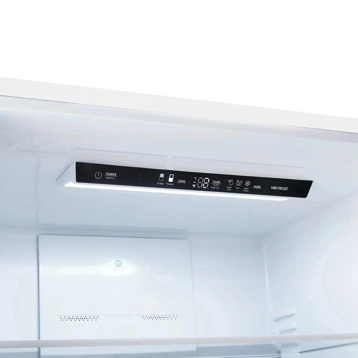 FORNO Espresso Milano 62" Side-By-Side Refrigerator FFFFD1787-60WHT09K
