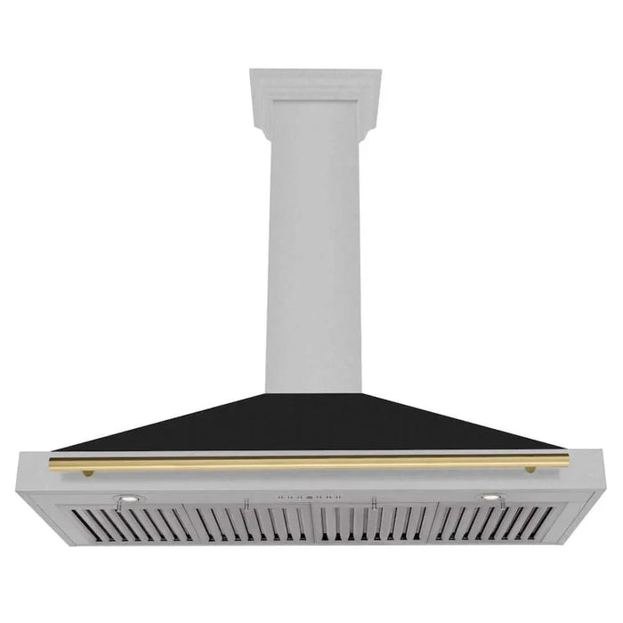 ZLINE 48" Autograph Stainless Wall Range Hood KB4SNZ-BLM48-G09K