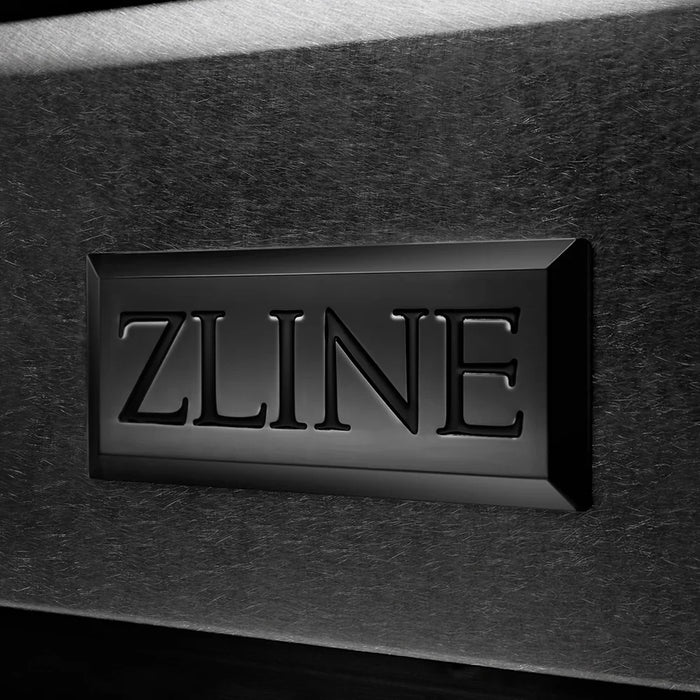 ZLINE 36" Paramount Gas Range, Convection Gas Oven, Black Satin Stainless Steel, Brass Burners SGRBS-BR-3609K