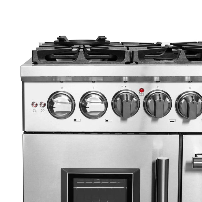 FORNO Massimo 48″ French Door Dual Fuel Range FFSGS6325-4809K