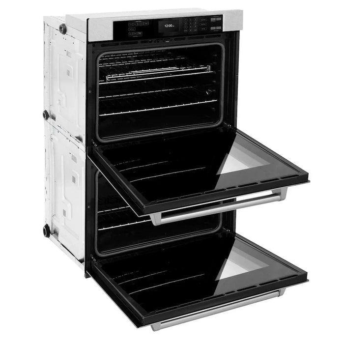 ZLINE 30"Professional True Convection Double Wall Oven, Air Fry, Self Clean, DuraSnow® Stainless Steel WADS-3009K