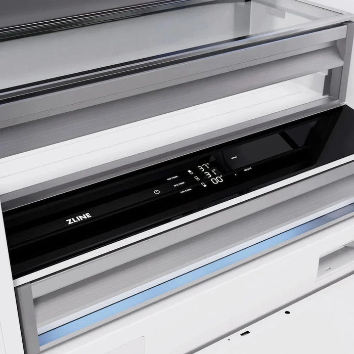 ZLINE 36" Built-In Bottom Freezer Refrigerator,Water Dispenser, Ice Maker, RBIT-WM-3609K