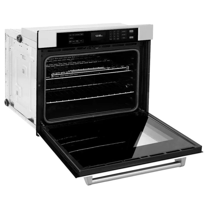 ZLINE 30 "Professional True Convection Single Wall Oven, Air Fry, Self Clean, White Matte WAS-WM-3009K