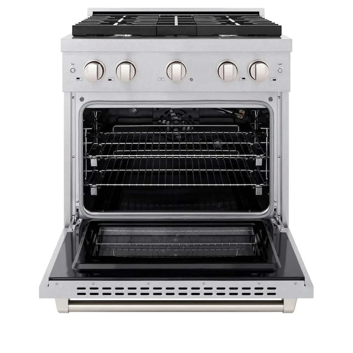 ZLINE 30"Gas Range, Convection Gas Oven , DuraSnow® Stainless Steel, SGRS-3009K