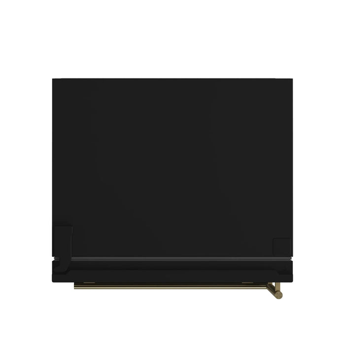 FORNO Espresso Milano 62" Side-By-Side Refrigerator FFFFD1787-60BLK09K