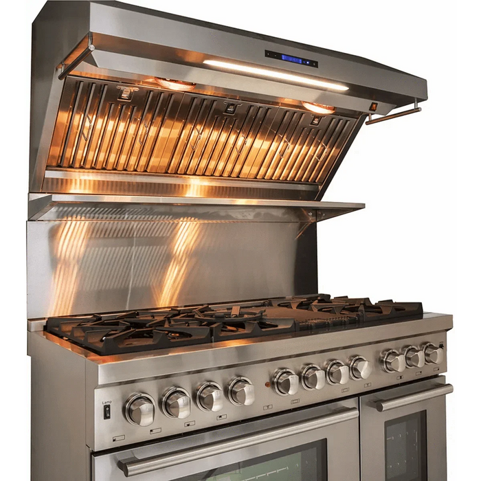 Forno Savona - 48" Wall Mount Range Hood & Back Splash FRHWM5029-4809K