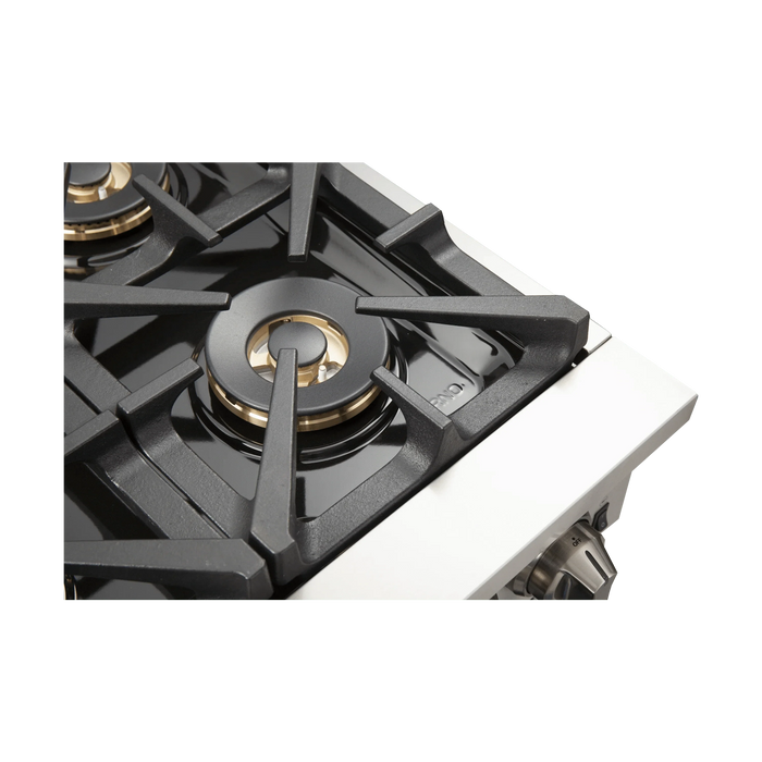 FORNO Capriasca 48″ Gas on Gas Range FFSGS6260-48WHT09K