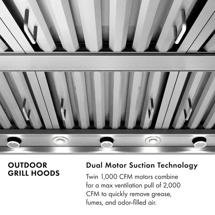 ZLINE Under Cabinet Outdoor Grill Hood GOU1-4209K
