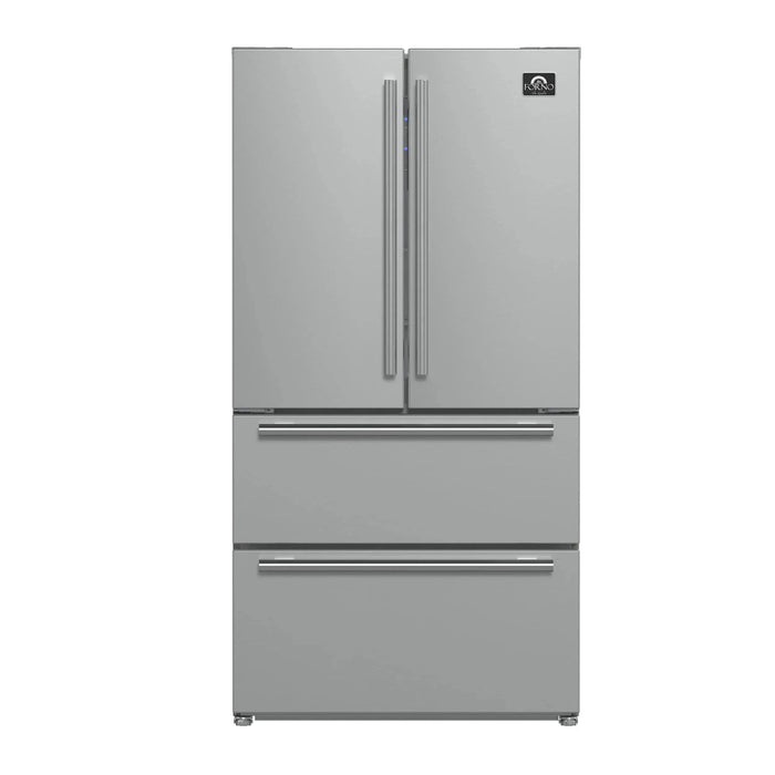 Forno Appliance Package - 36" Dual Fuel Range, Dishwasher, 36" Refrigerator FBDL-004-02CAUS09K