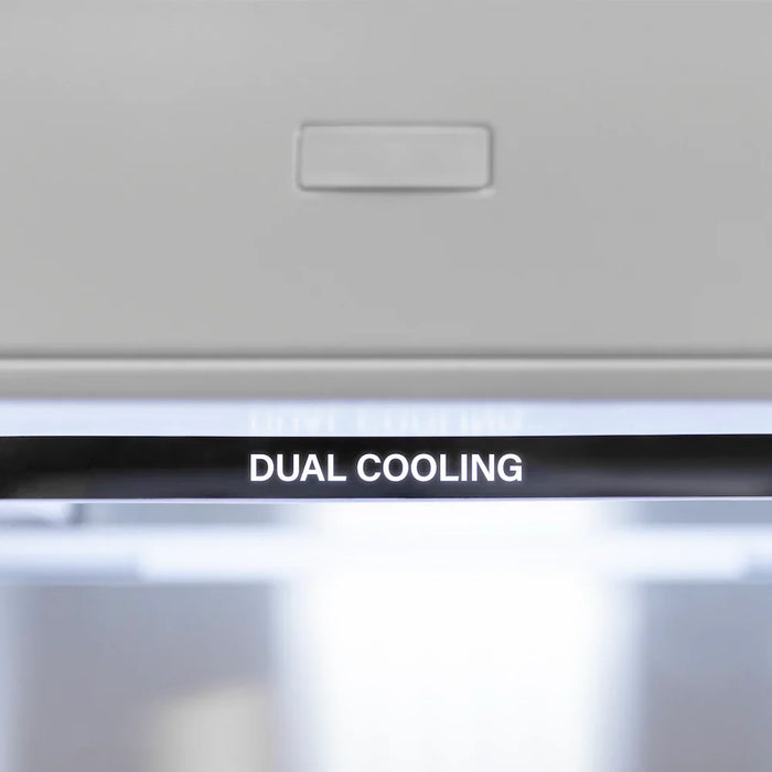 ZLINE Autograph Edition 30" Panel Ready Built-In Bottom Freezer Refrigerator, Water Dispenser, Ice Maker, Accents RBIVZ-30-CB09K