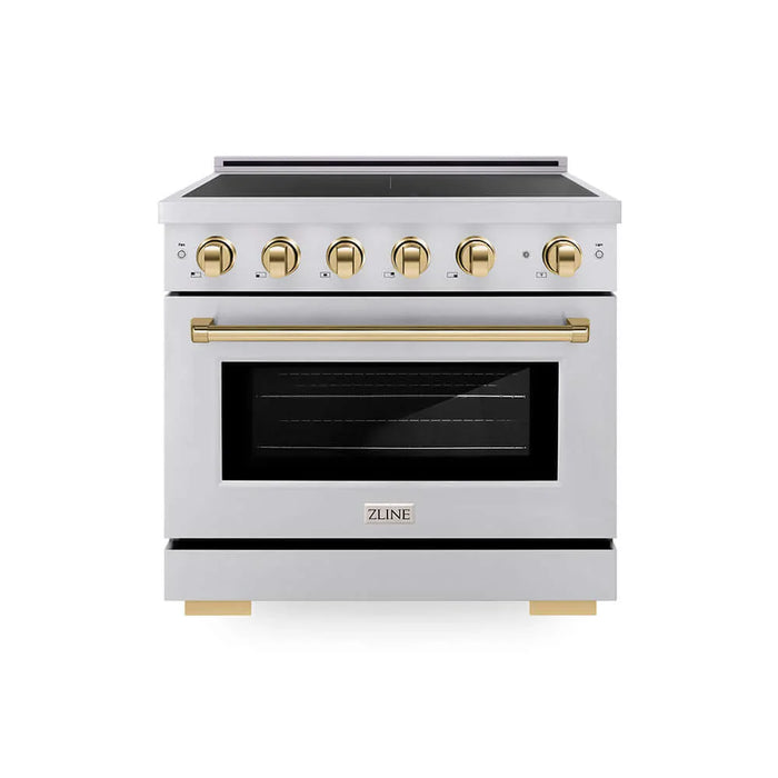 ZLINE 36" Paramount Induction Range, Cooktop, Electric Convection Oven SINRZ-3609K