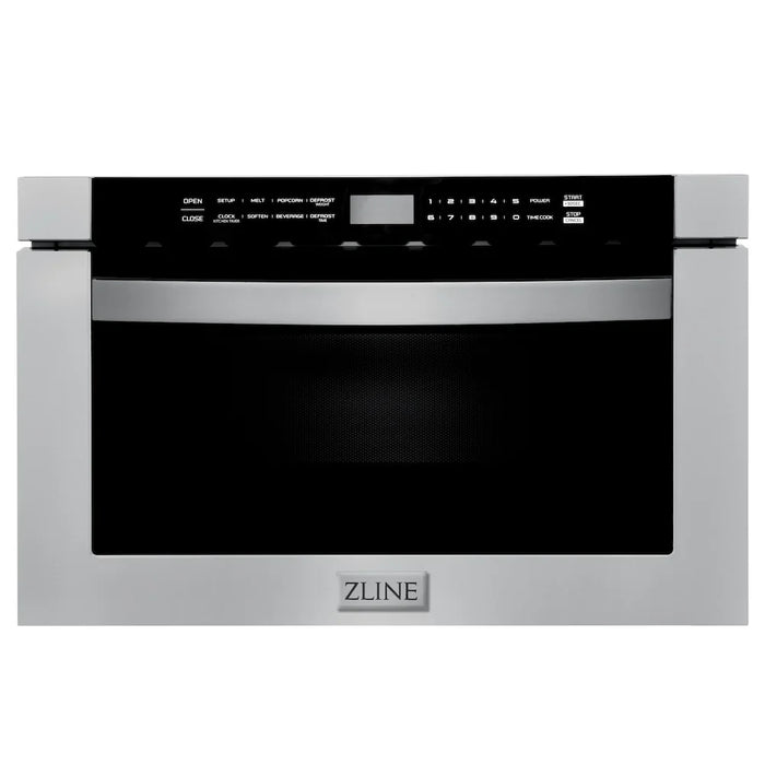 ZLINE 30" Bundled Stainless Dual Range, Range Hood, Microwave, 3KP-RARH30-MW09K