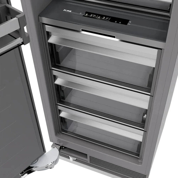 ZLINE 30" Panel Ready Column Refrigerator, Graphite Gray Interior RBCRV-3009K