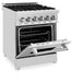 DISCONTINUED-ZLINE 24" Professional Dual Fuel Range, Black Matte door, RA-BLM-24 - Farmhouse Kitchen and Bath
