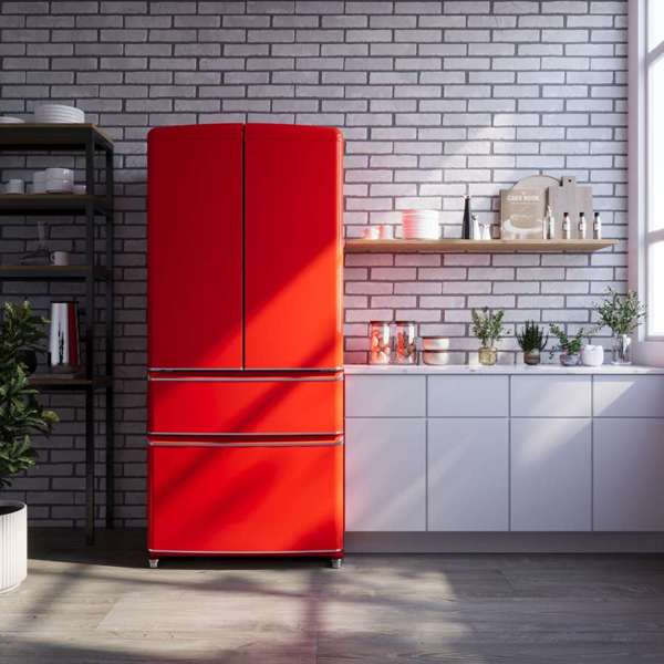 FORNO Espresso Luigi 33" French Door Refrigerator FFFD1791-33RED09K