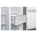Forno Salerno - 36 in. Side by Side Refrigerator with External Water and Ice Dispenser FFRBI1844-40SG Forno