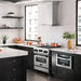 ZLINE 30" Autograph Gas Range Gas, DuraSnow, RGSZ-SN-30-MB - Farmhouse Kitchen and Bath